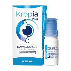 Kropia Plus Nawilżające krople do oczu bez konserwantów, 10ml
