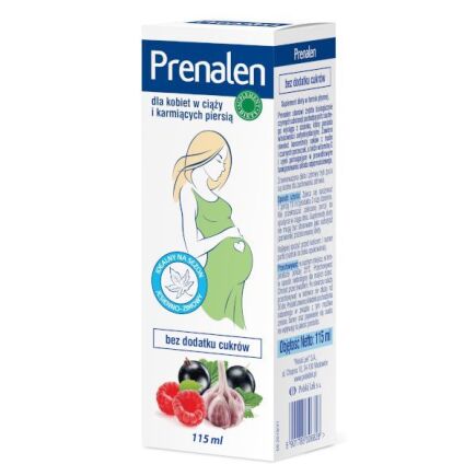 Prenalen syrop bez dodatku cukru 115ml