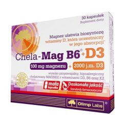 Olimp, Chela-Mag B6+D3, 30 kapsułek