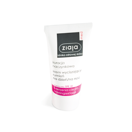 ZIAJA MED KREM WYCISZAJĄCY RUMIEŃ NA DZIEŃ i NA NOC SPF 10 50ml 