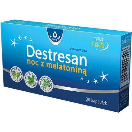 Destresan noc z melatoniną 30 kapsułek