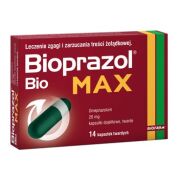 Bioprazol Bio Max 20mg 14 kapsułęk
