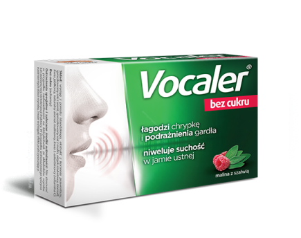 Vocaler bez cukru 12 pastylek do ssania