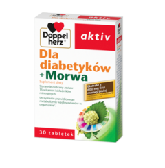 DoppelHerz Aktiv Dla diabetyków + Morwa 30 tabl.
