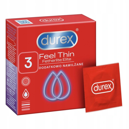 Durex Feel Thin Fetherlite Elite 3szt.