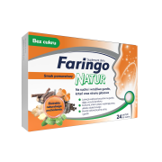 FaringoNatur 24 pastylki do ssania smak pomarańczowy