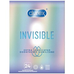 Durex Invisible Dodatkowo nawilżane 24 szt.