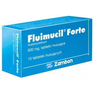 Fluimucil Forte 600mg 10 tabl. musujących