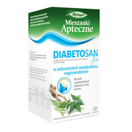 Zioł.fix Diabetosan miesz. 20 sasz.a 2 g