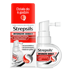 Strepsils Intensive Direct Spray Na ból gardła 15 ml