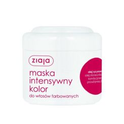 ZIAJA MASKA DO WŁOSÓW INTENSYWNY KOLOR OLEJ RYCYNOWY  200ml