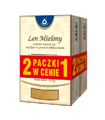 Len mielony odtłuszczony 200g x 2