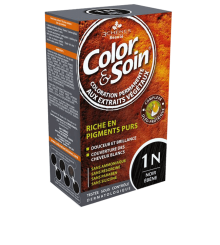 Color & Soin 1N Hebanowa czerń Farba do włosów