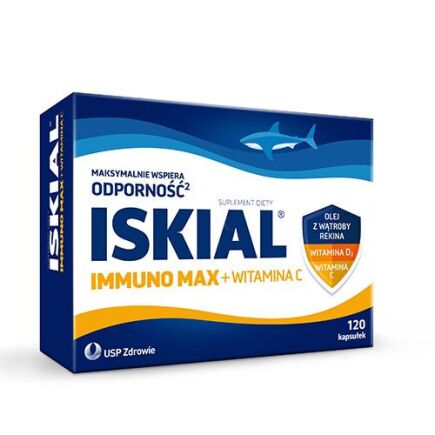 ISKIAL IMMUNO MAX + WITAMINA C 120 kaps
