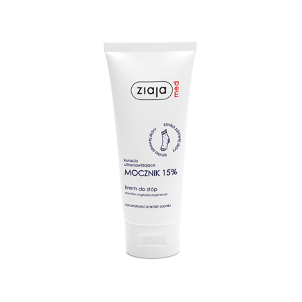 ZIAJA MED KREM DO STÓP Z MOCZNIKIEM 15% 100ml