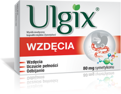 Ulgix Wzdęcia 80mg a 100 kapsułek