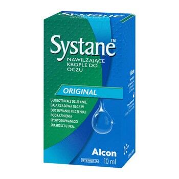 Systane Original, nawilżające krople do oczu, 10 ml