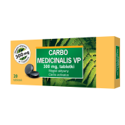 Carbo medicinalis VP 300mg 20tbl