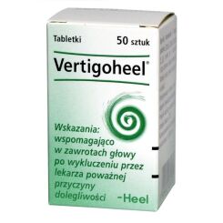 HEEL Vertigoheel -zawroty głowy tabl. 50tabletek