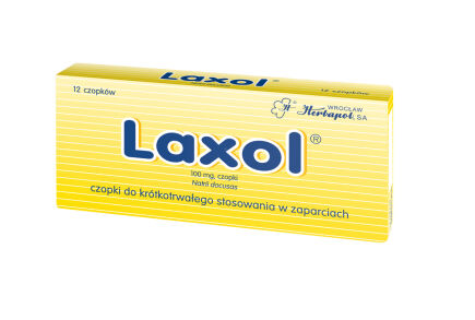 Laxol 12 czopków