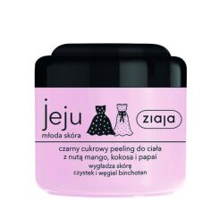 ZIAJA JEJU CZARNY PEELING CUKROWY DO CIAŁA 200ml