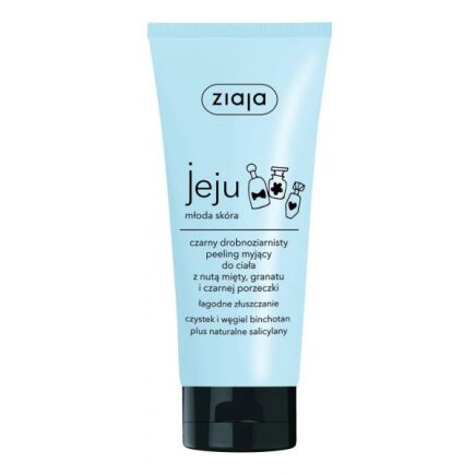 ZIAJA JEJU CZARNY DROBNOZIARNISTY PEELING 200ml