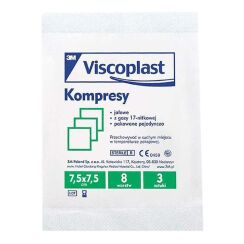 Kompresy gaz.bawel.wyj. 7.5x7.5cm x 3 szt.