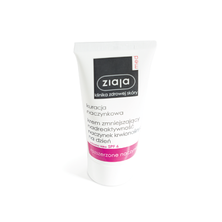 ZIAJA MED KREM ZMNIEJSZAJĄCY NADREAKTYWNOŚĆ NACZYNEK KRWIONOŚNYCH NA DZIEŃ 50ML