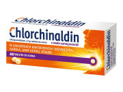 Chlorchinaldin czarna porzeczka 40 tabl. do ssania