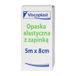 Opaska elast.tk.z zapinką 5m x 8cm 1szt.