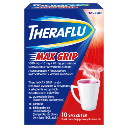 Theraflu Max Grip 10 saszetek