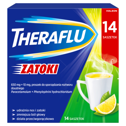 Theraflu Zatoki 14 saszetek