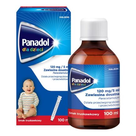 Panadol dla dzieci, (120 mg/5 ml), zawiesina doustna, 100 ml