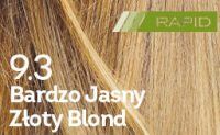 BIOKAP NUTRICOLOR DELICATO Rapid 9.3 Bardzo jasny złoty blond