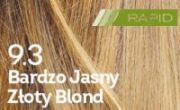 BIOKAP NUTRICOLOR DELICATO Rapid 9.3 Bardzo jasny złoty blond