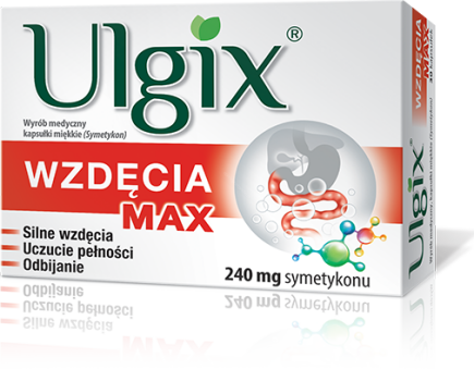Ulgix Wzdęcia Max 240mg a 15 kapsułek