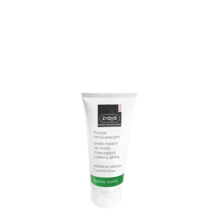 ZIAJA MED PASTA MYJĄCA DO TWARZY ZŁUSZCZAJĄCA Z ZIELONĄ GLINKĄ 75ml