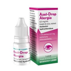 Azel-Drop Alergia, krople do oczu, roztwór (0,5 mg/ml), 6 ml