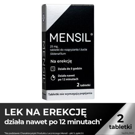 Mensil 25mg 2tabl 