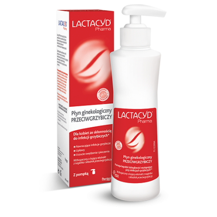 Lactacyd Pharma o właściwościach PRZECIWGRZYBICZYCH 250ml