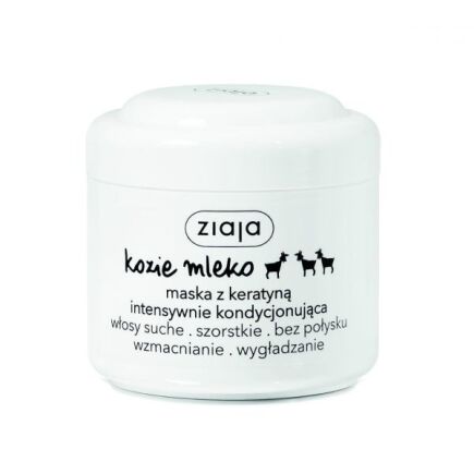ZIAJA KOZIE MLEKO MASKA INTENSYWNIE KONDYCJONUJĄCA Z KERATYNĄ 200ml