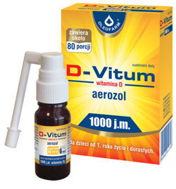 D-Vitum 1000j.m., aerozol, 6ml