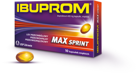 Ibuprom Max Sprint 400mg 10 kaps. 