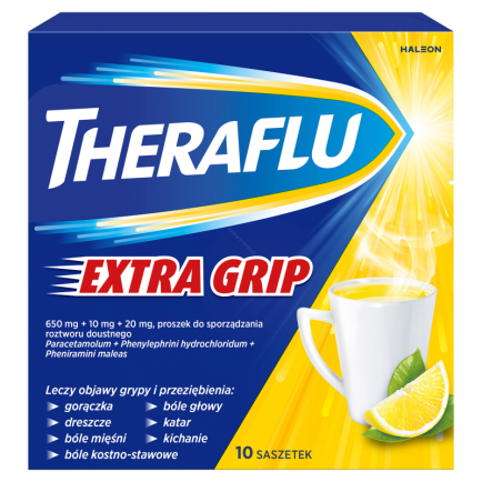 Theraflu Extra Grip 10 saszetek