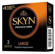 SKYN Large 3 szt. - prezerwatywy nielateksowe większe