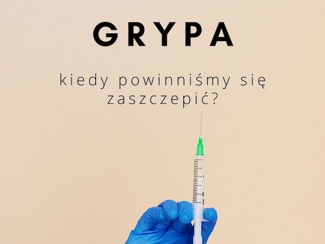 Grypa – kiedy powinniśmy się zaszczepić?